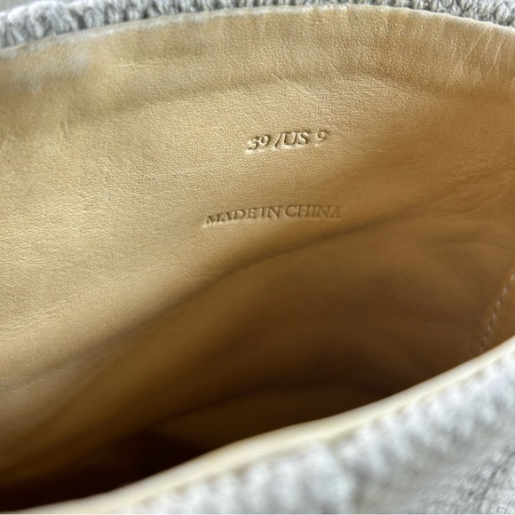 Rag & Bone Classic Newbury Canvas Cream Ankle Boot Heels Women’s Size 9 EUR 39 - Picture 9 of 10